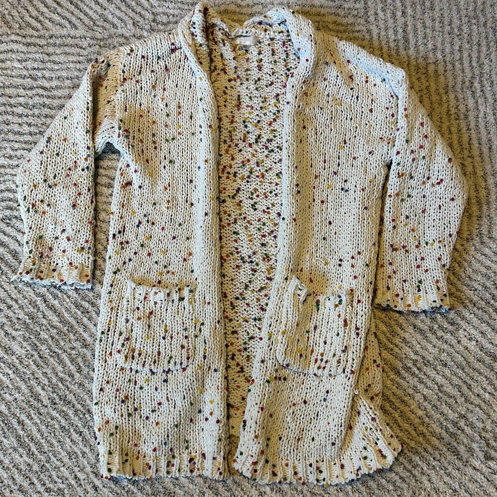 Altar'd State Multi-Colored Cream Cardigan!